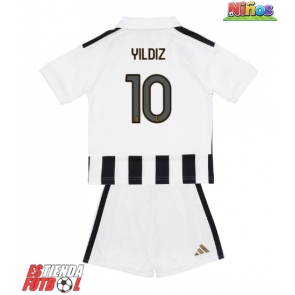 Juventus Kenan Yildiz #10 Primera Equipación Niños 2026-27 Manga Corta (+ Pantalones cortos)